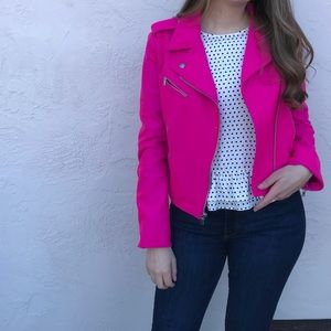 Gap Pink Moto Jacket